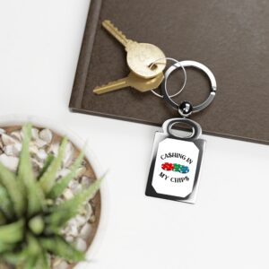 Rectangle Photo Keyring