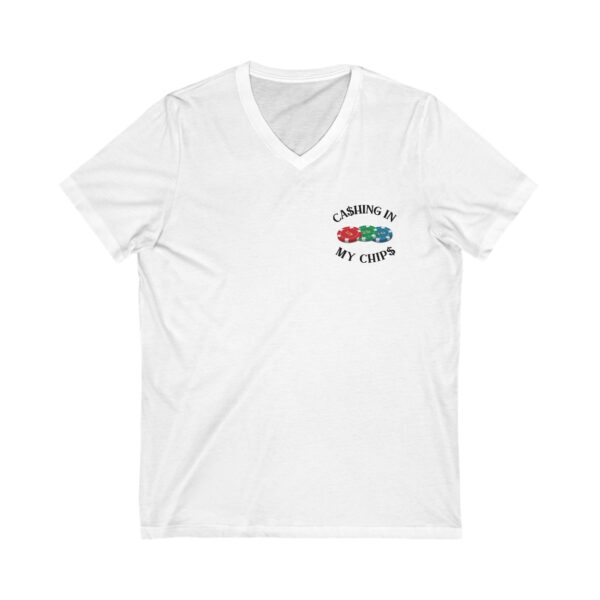 Unisex Jersey Short Sleeve V-Neck Tee