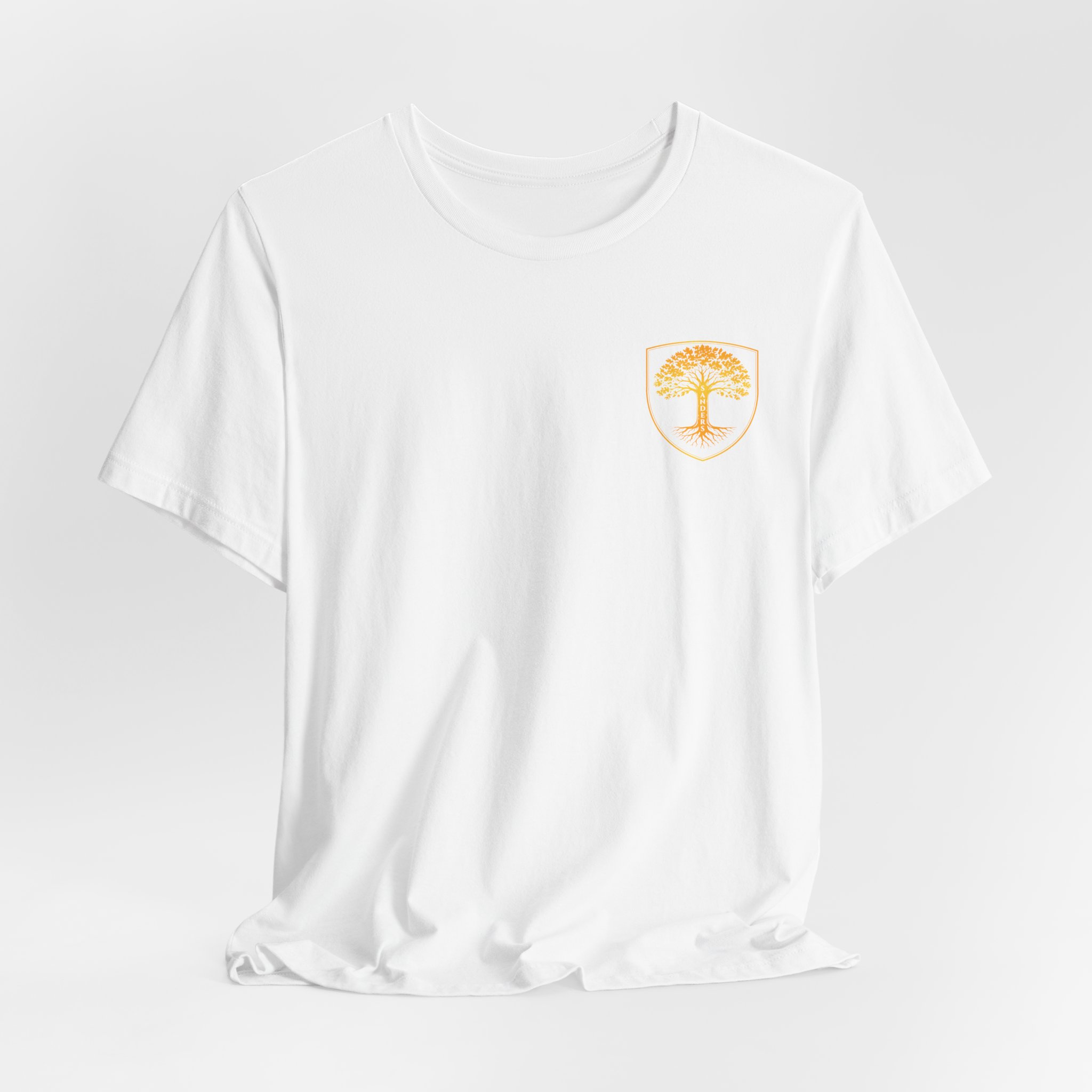 Sanders Family - Steward the Name T-Shirt — Golden Tree Crest Pocket & Back Graphic - Image 12