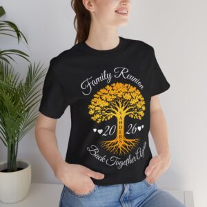 Tree of Life T-Shirt — Golden Family Name Design
