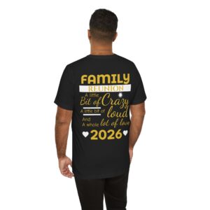 Family Reunion 2026 T-Shirt — Personalized Tree Design, "Making Memories Together"