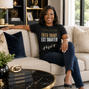 Ca$hing In My Chip$ — “Enter Smart - Exit Smarter” Statement Tee